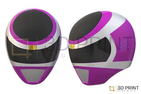 Power Rangers In Space Pink Ranger helmet 3D model 3D printable | CGTrader