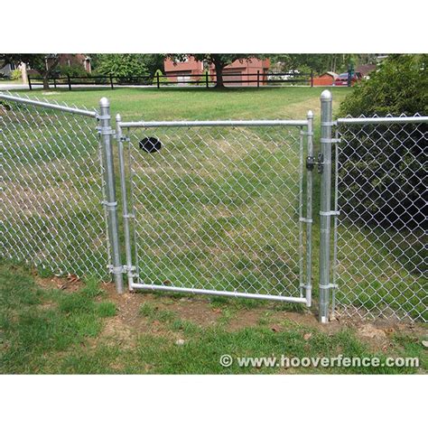 Hoover Fence Residential Chain Link Fence Single Swing Gates - 1-3/8 ...