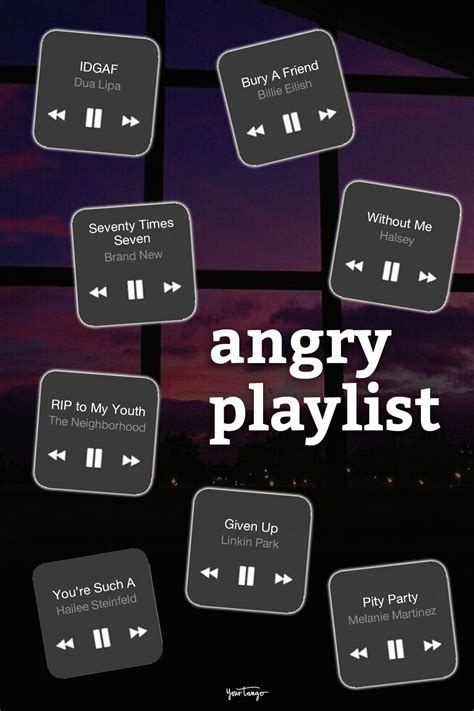 30 Best Angry Songs To Play On Repeat When You're Mad in 2021 | Songs ...