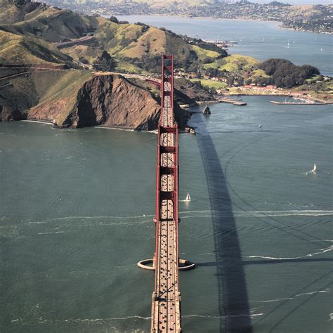 Aerial view of the Golden Gate Bridge : r/sanfrancisco