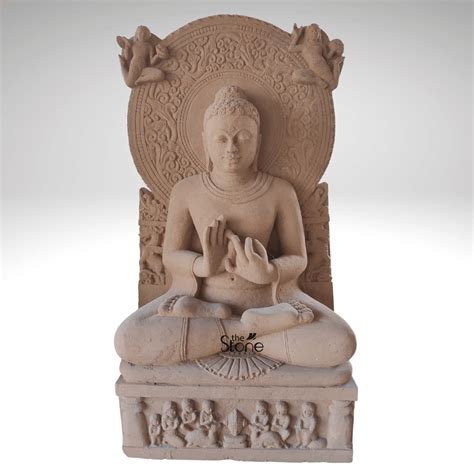 3 feet Sarnath Buddha Statue: Buy Best - The Stone Studio