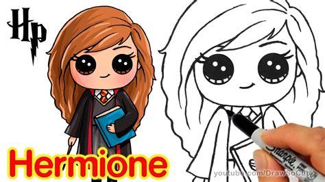 How to Draw Hermione Easy | Harry Potter - YouTube