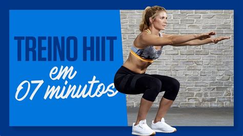 HIIT para EMAGRECER em 7 min treino para iniciantes! Treino HIIT para ...