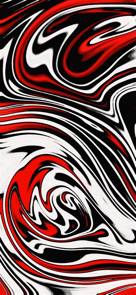 Red, White, & Black Swirled Cell Phone Wallpaper Digital - Etsy