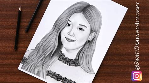 Update 140+ blackpink rose drawing easy best - vietkidsiq.edu.vn