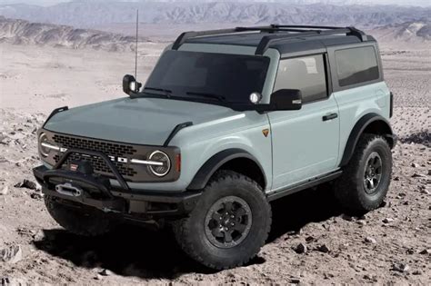 2021 Ford Bronco Cactus Gray Color Officially Changed In Configurator