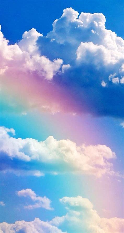 Rainbows | Cloud wallpaper, Clouds, Sky aesthetic