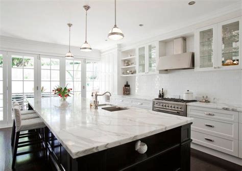 20 of the Most Gorgeous Marble Kitchen Island Ideas | Marble kitchen ...