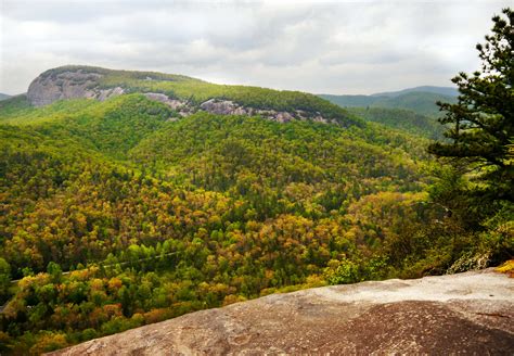 View Looking Glass Rock (elev. 4492), Blue Ridge Parkway Milepost 417.0