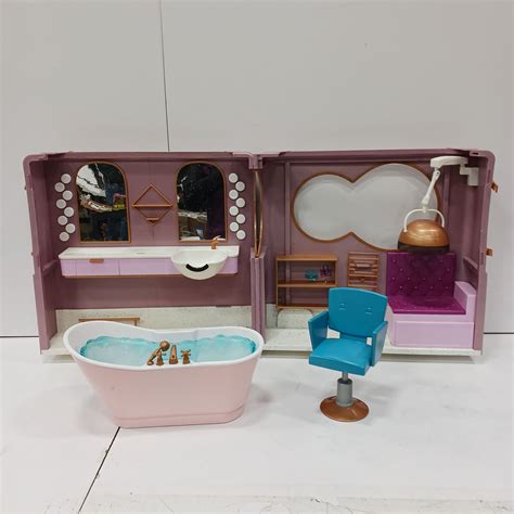 Buy the Our Generation Salon on Wheels for 18in Dolls | GoodwillFinds