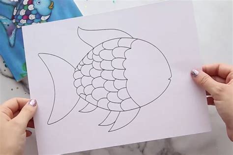 Rainbow Fish Template Printable