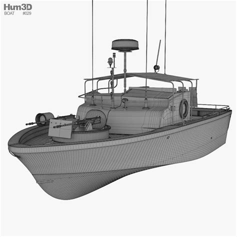 Patrol Boat MK II PBR 3D model - Download Ship on 3DModels.org