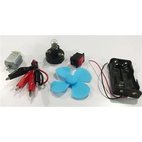 DIY DC Motor Kit with DC motor and Fan for Student Project | Shopee ...