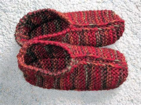 Slipper Patterns Knit - My Patterns | Knitted slippers pattern ...