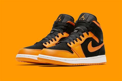 The Air Jordan 1 Mid Receives A "Shattered Backboard" Like “Orange Peel ...