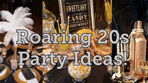 Roaring 20s Party Ideas!! DIY Decor, Treats, and Much More!! How To/DIY ...