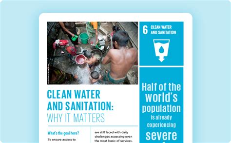 Water and Sanitation - United Nations Sustainable Development