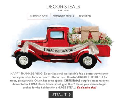 Decor Steals - Christmas Surprise Box (SOLD OUT) - Subscription Box ...