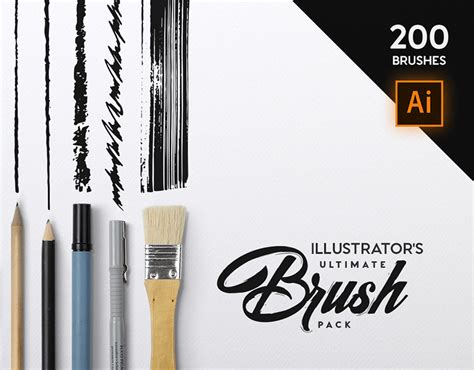 Illustrator's Ultimate Brush Pack :: Behance