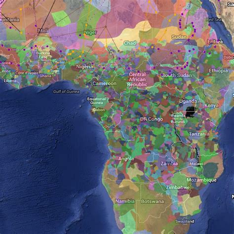 Ethnic Map Of Africa Zone Map – NBKomputer