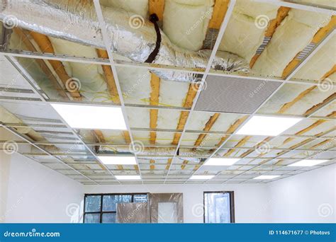 Ceiling Structure Gypsum. Structure Of Ceiling Suspended Of Drywall ...