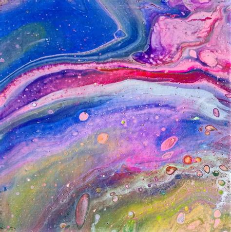 Blue-Purple Galaxy Painting | Galaxy painting, Original abstract ...