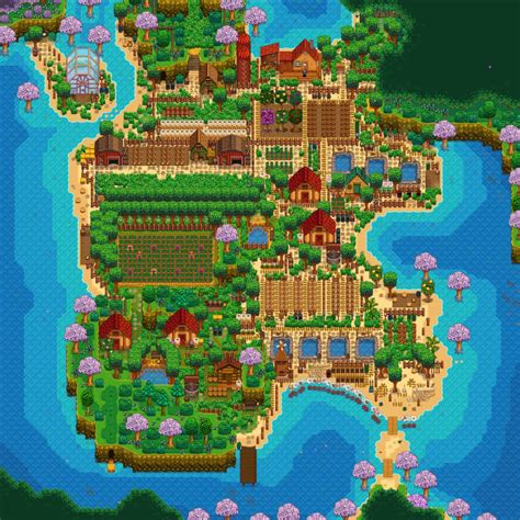 Stardew Valley Beach Farm Layout | Granja, Videojuegos, Diseño de granja