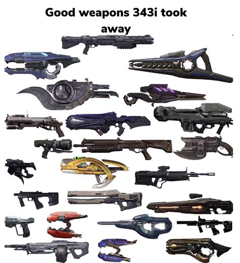 New weapons bad. Old weapons good : r/halo