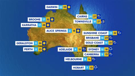 Weather Forecast Australia: Southeast set for major temperature drops ...