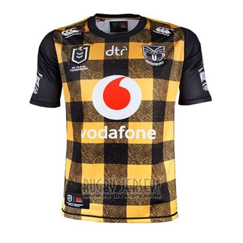 New Zealand Warriors Rugby Jersey 2020 Yellow | RUGBYJERSEY.CO.NZ