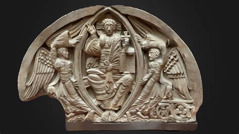 Plaster Cast copy of a Tympanum (1852-1854) - Download Free 3D model by ...