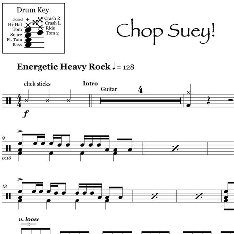 Chop Suey Sheet Music | canoeracing.org.uk