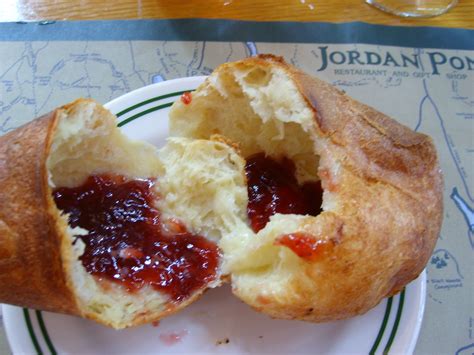 Jordan Pond House Popovers, YUM! | Pond house, Summer road trip, Foodie