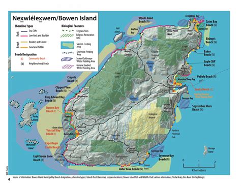 Marine Atlas map of Bowen Island - Bowen Island Conservancy