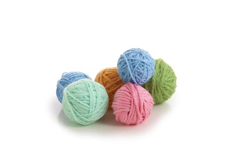 Color yarn ball on white background 3359610 Stock Photo at Vecteezy