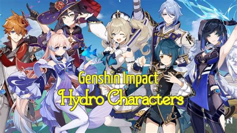 Genshin Impact: All Hydro Characters (Updated October 2022) - The Click