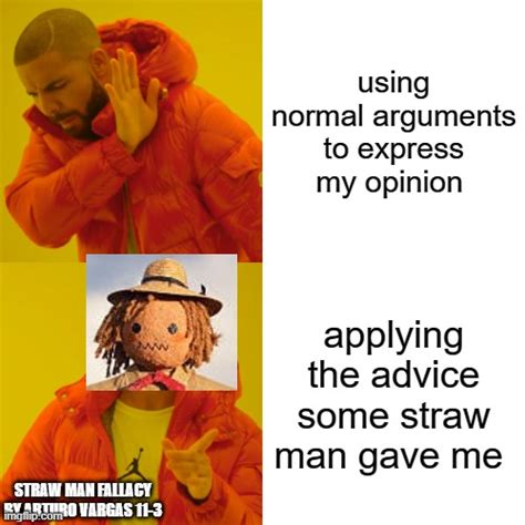 Straw man fallacy meme by turo - Imgflip