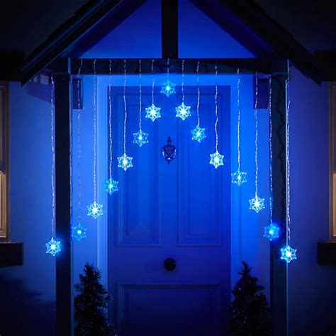 Kaleidoscope LED Snowflake Window Lights | Freemans | Snowflake lights ...