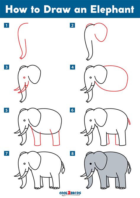 Elephant Drawing How To Draw An Elephant Easy Drawings | SexiezPix Web Porn