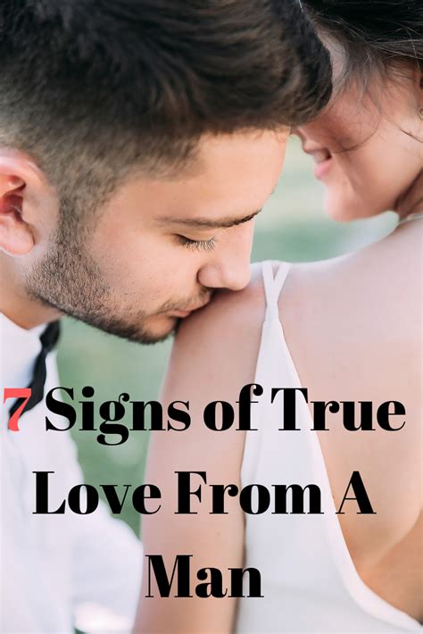 7 Signs of True Love From A Man | Signs of true love, Signs he loves ...