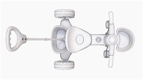 Children Trike Tricycle With Parent Handle 3D Model - TurboSquid 1824827