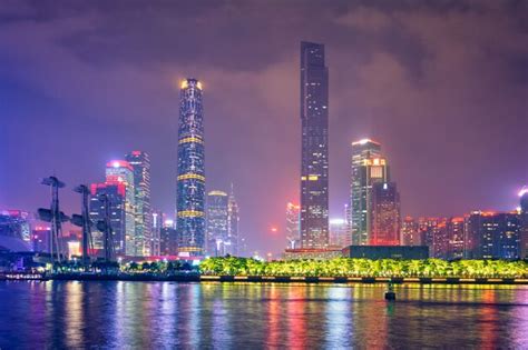 Premium Photo | Guangzhou skyline. guangzhou, china