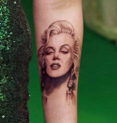 Helen Flanagan Marilyn Monroe Tattoo Editorial Stock Photo - Stock ...