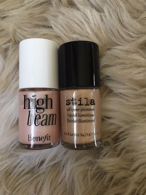 Benefit-High Beam and Stila-liquid luminizer. Great for face and ...