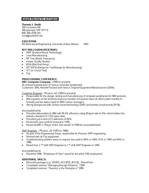 Kostenloses Sample Computer Engineering Student Resume