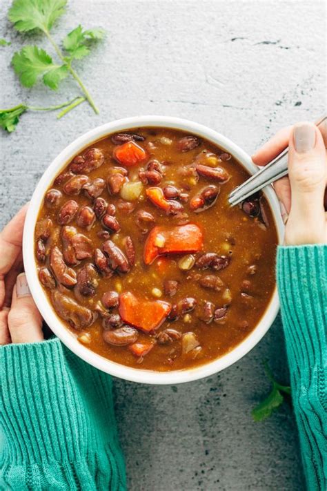 Vegan Red Kidney Bean Soup Recipe - Sprouting Zen | Recipe | Bean ...