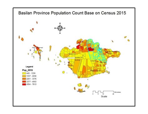 Map of Basilan Province Showing the Administrative Boundary of Lamitan ...