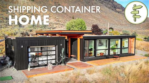 Living in an Ultra-Modern Shipping Container Home - Built with 4 x 20ft ...