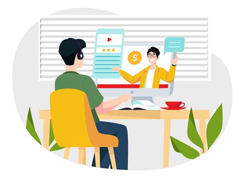 Online Learning Vector Illustration (AI)