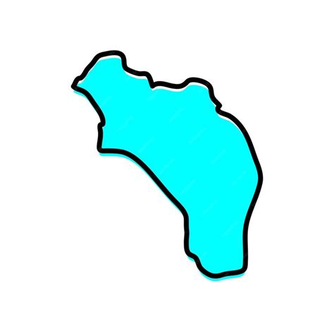 Premium Vector | La rioja state map in vector form argentina country state